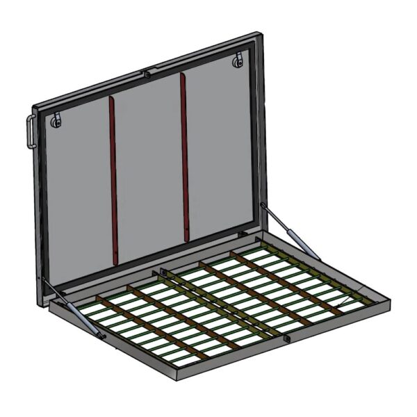 Tiburon antidiefstal opbouwluik - RVS